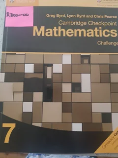 Cambridge Grade 7 maths and english books
