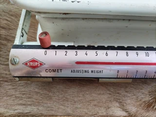 RARE  GERMAN CORMET  SLIDE KRUPS  KITCHEN  SCALE
