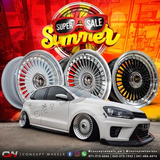 Concept Wheels 17 Inch Emitz Reps Now In Stock Fits Vw/toyota/polo/bmw/honda Etc