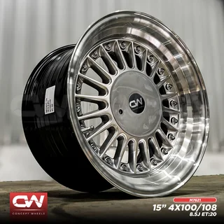 Concept Wheels New 15 Inch Rims Now In Stock 4/100/108 For Golf,opel,ford Toyota Etc