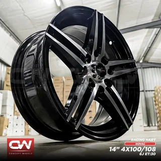 CONCEPTWHEELS  NEW 14&#34; ALLOY RIMS AVAILABLE  FOR FIESTA,SUZUKI SWIFT,NISSAN MICRA,CHEV SPARK