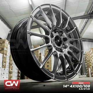 Conceptwheels  New 14" Alloy Rims Available  For Fiesta,suzuki Swift,nissan Micra,chev Spark