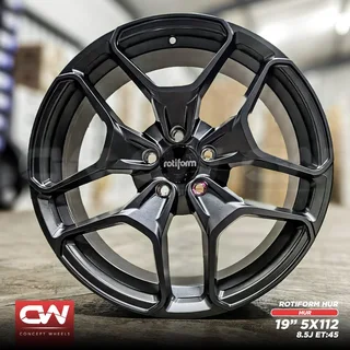 CONCEPT WHEELS 19 INCH ORIGINAL ROTIFORM AND NICHE RIMS NOW IN STOCK PCD 5/112 AND 5/120