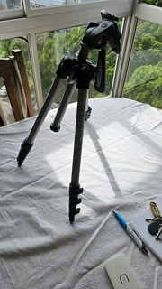 Manfrotto camera tripod hardly used.