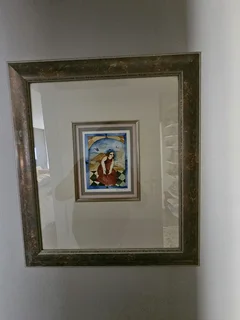 Framed painting