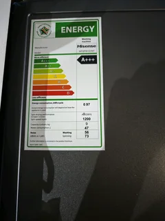 Hisense Eco Front Loader 9kg 3 month old