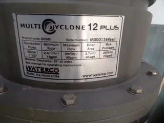 Waterco multicyclone 12 plus pre filter
