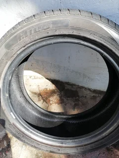 Hardly used still like new tyres. It's a bargain for 400r for both .call 0653706201