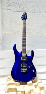 XCort X-2 cobalt blue electric guitar