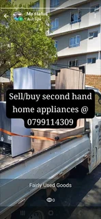 We buy second hand fridge, TV, washing machine and beds.