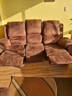 6 seater fabric lounge suite