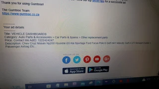 DOORS, STEERING RACKS, DASHBOARDS, ENGINE MOUNTINGS