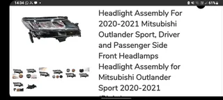 Mitsubishi Headlight