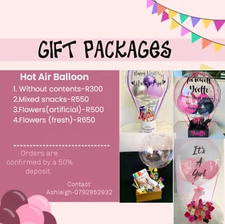 Balloon gift packages