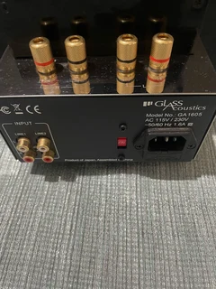 Glass Acoustics Valve/Tube Micro Hifi System