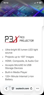 AAXA P3X PICO PRAJECTOR