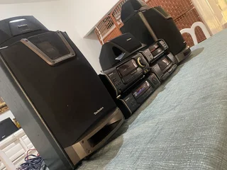 Technics Mini Hifi System and Spea