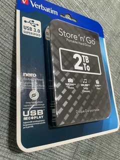 Verbatim Store 'n' Go Portable Hard Drive 2TB (USB 3.0)