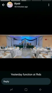 16 days ceremony decor to hire