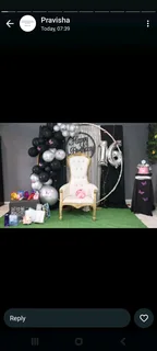 Birthday decor to hire
