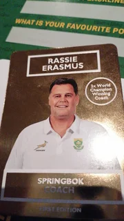 Gold Rassie Erasmus Card