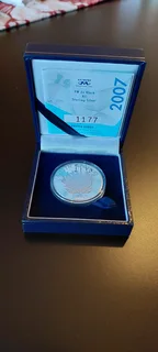 2007 Sterling Silver R1 De Klerk Peace Prize Winner Commemorative Coin