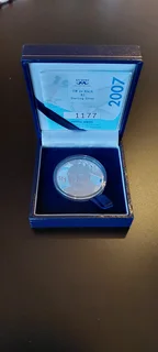 2007 Sterling Silver R1 De Klerk Peace Prize Winner Commemorative Coin