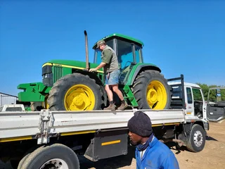 Equipment from South Africa to as far as Kigali