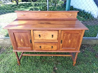 Vintage Coupboard, 2 door, 2 drawers with back board