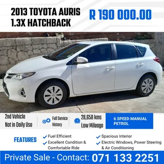 2013 Toyota Auris 1.3X Hatchback