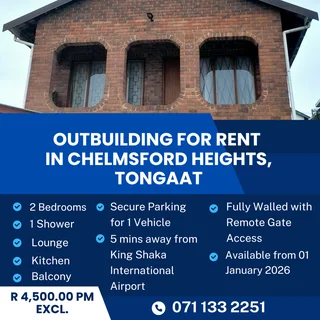 Outbuilding For Rent In Tongaat