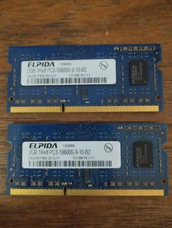 Mac Elpida 4 Gb PC3 RAM 10600