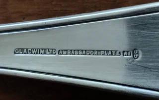 Gladwin Ambassador A1 EPNS Soup Ladle