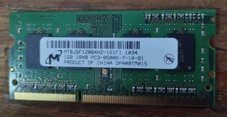 Micron DDR3 PC8500 1Gb Laptop RAM