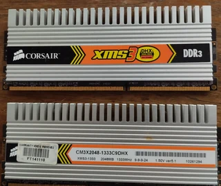 Corsair PC RAM XMS2 DDR3 1333Mhz 4Gb (2 X 2Gb)