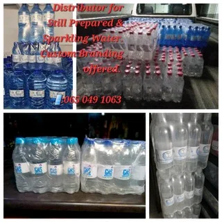 Purified and Sparkling Water various size packs