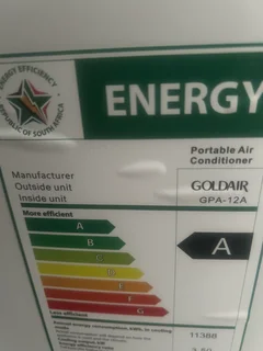 Goldair Portable Air Conditioner 12000 BTU White GPA12