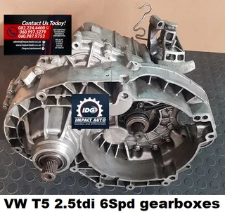 VW T5 2.5tdi 6spd gearboxes for sale!!!
