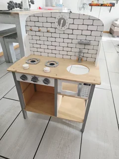 Kids Wooden Play Kitchen for Sale