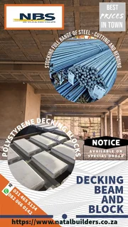 Decking beam and block now at NBS