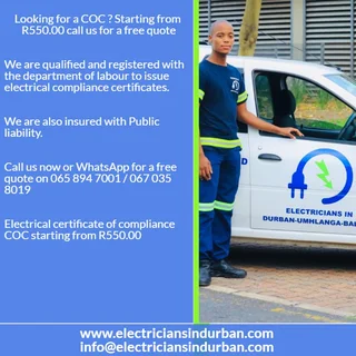 Looking for a COC ? Starting from R550.00 call us for a free quote