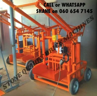 Electric Brick Machine 4in1 Includes 4 Sets Of Changeable Moulds- Block,maxi,stock,straight Paver.