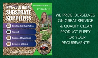 Washed screened size graded Duzi Pebble