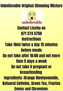  Unbelievable Slimming Mixture