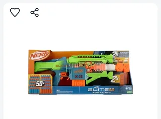 Nerf elite double punch motorized blaster
