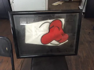  Rare Collectible: Signed Jockey Collar by Basil Marcus – Framed