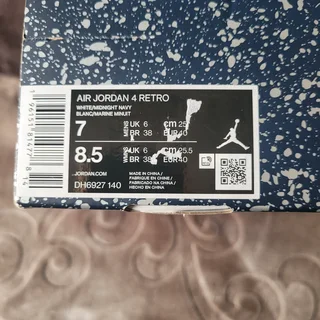 Nike Retro 4, midnight navy, genuine