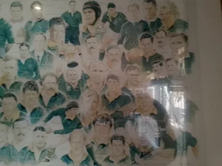 1x1.2m Springbok Captains framed Wall Artwork