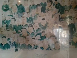 1x1.2m Springbok Captains framed Wall Artwork