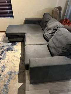 L Shape Fabric Couch